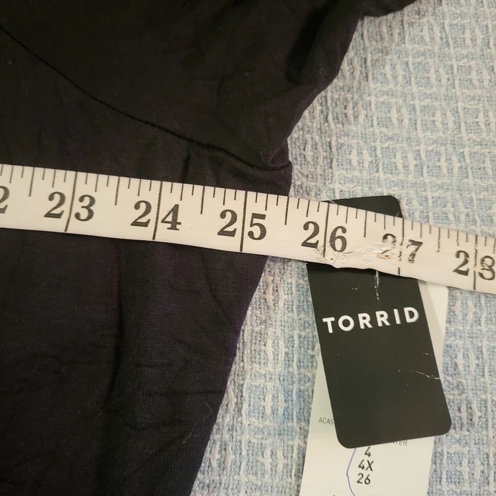 Torrid Super Soft Black Mock Midi Dress - Picture 11 of 13